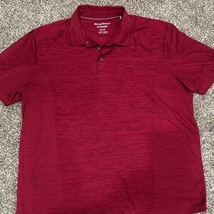 Tommy Bahama Men's Burgundy Polo Shirt